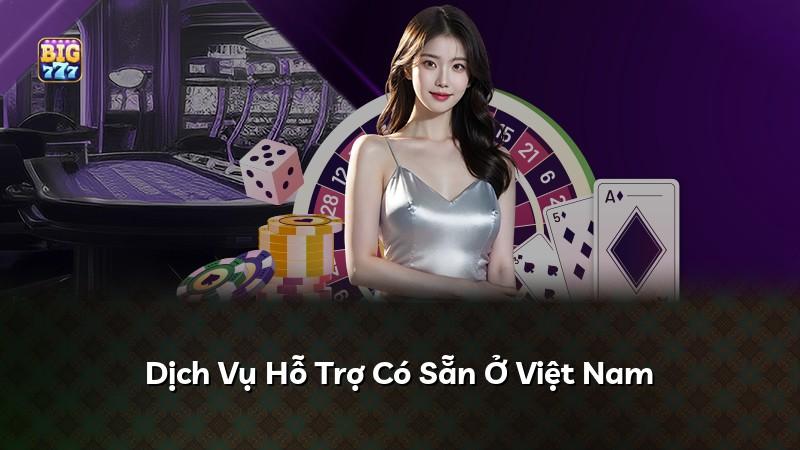 Dịch Vụ Hỗ Trợ Có Sẵn Ở Việt Nam