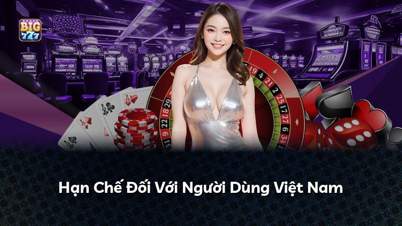 Hạn Chế Đối Với Người Dùng Việt Nam