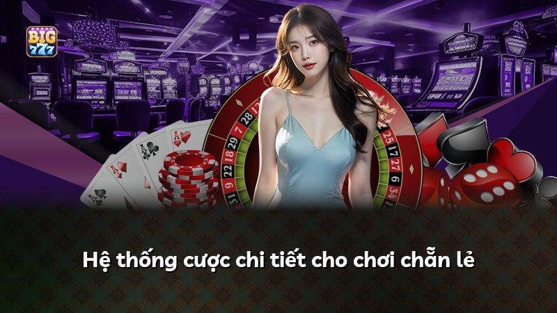 Hệ thống cược chi tiết cho chơi chẵn lẻ