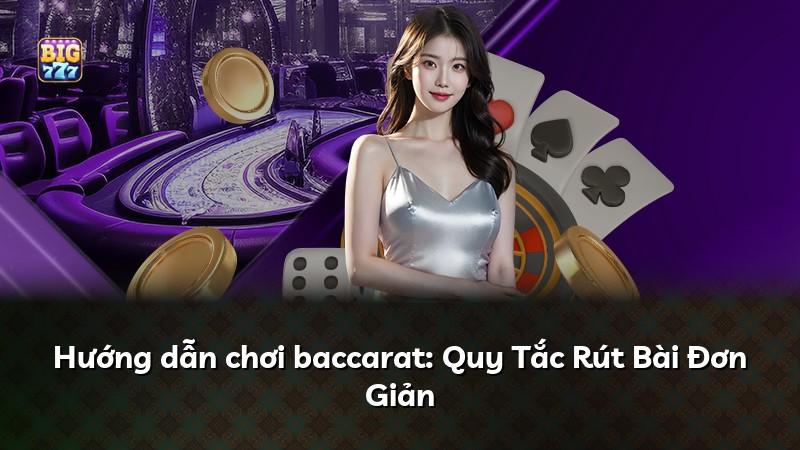 Hướng dẫn chơi baccarat: Quy Tắc Rút Bài Đơn Giản