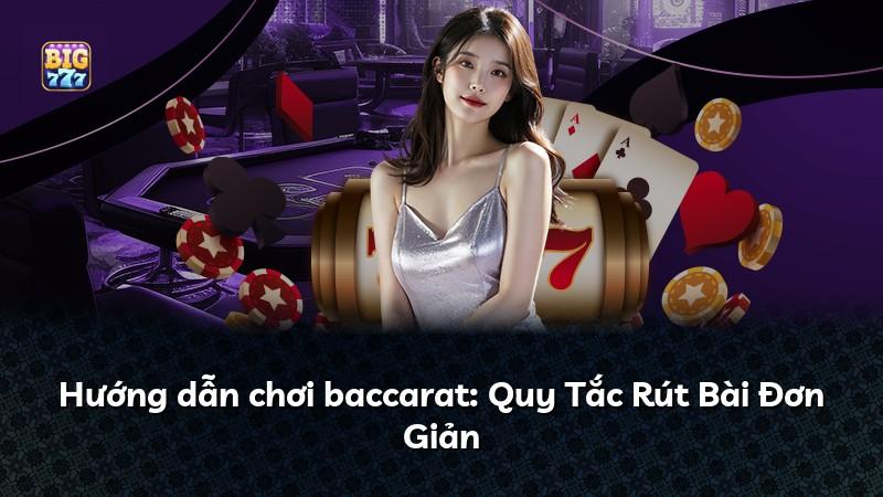 Hướng dẫn chơi baccarat: Quy Tắc Rút Bài Đơn Giản
