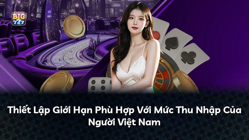 Thiết Lập Giới Hạn Phù Hợp Với Mức Thu Nhập Của Người Việt Nam